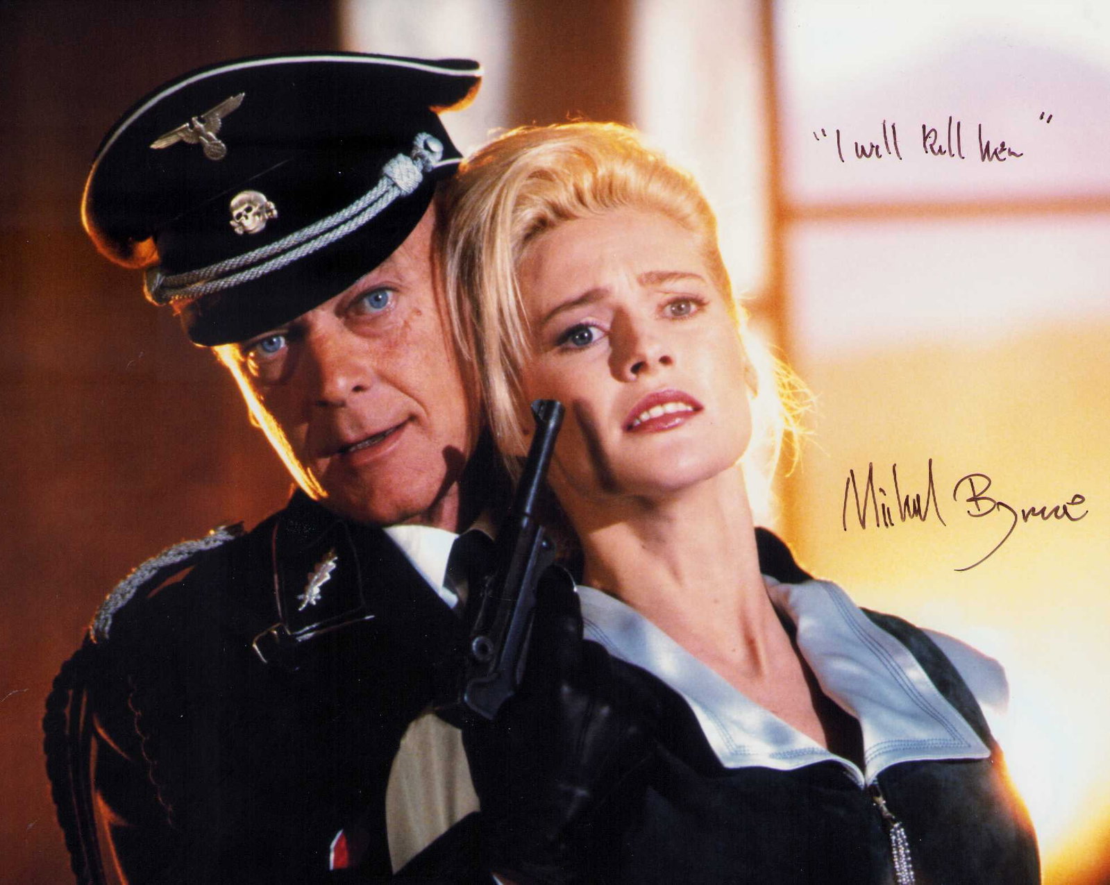 Michael Byrne signed Indiana Jones photograph: Indiana Jones signed by the villain Certificate of AuthenticityEVERY item in this auction comes with at minimum a full illustrated serial numbered COA signed by the worlds leading authenticator in Ent