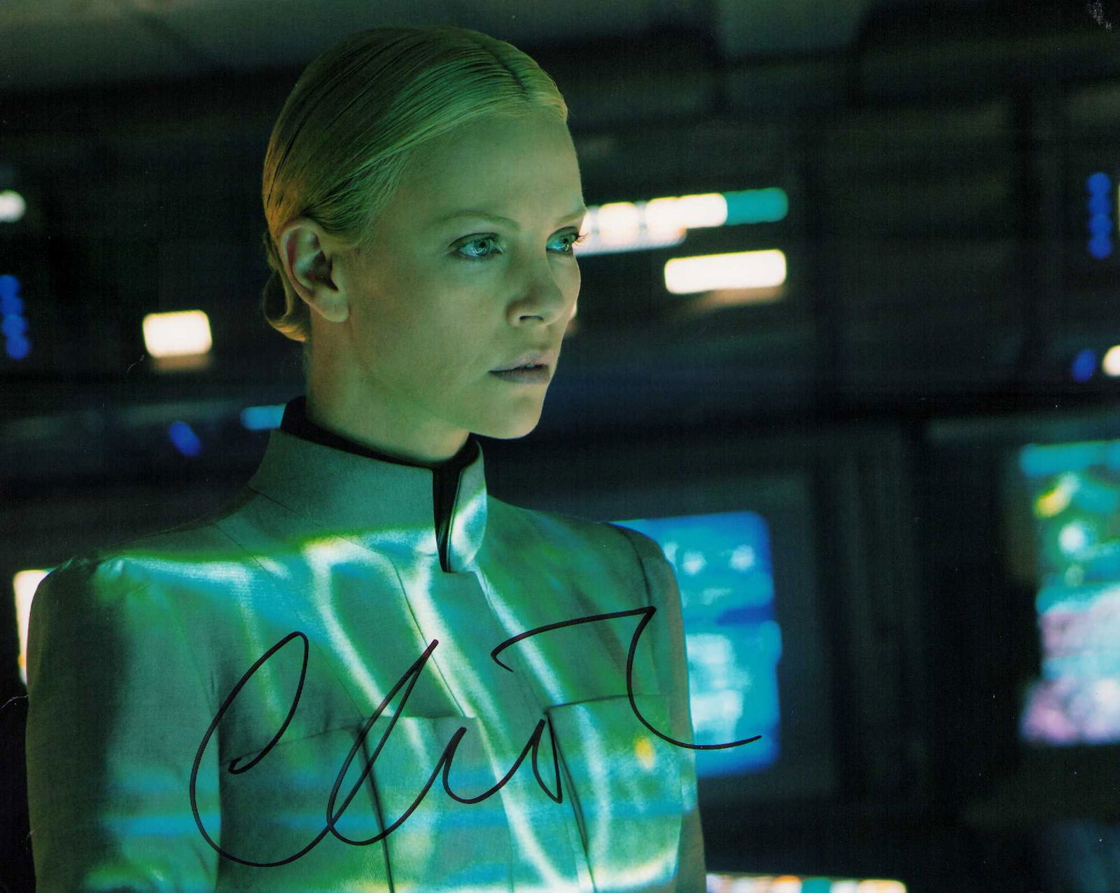 Charlize Theron signed photograph (1 of 1)