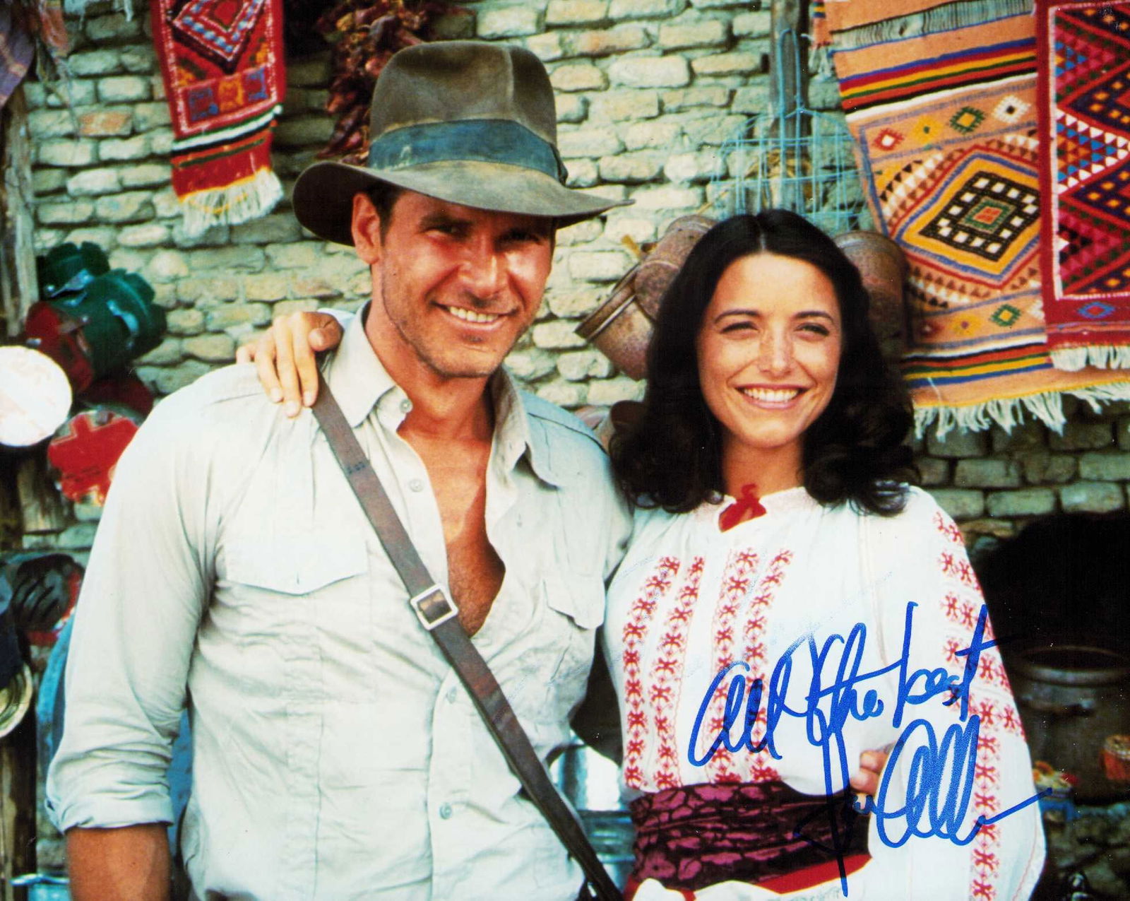 Karen Allen Indiana Jones signed photograph: indiana Jones signed by her Certificate of AuthenticityEVERY item in this auction comes with at minimum a full illustrated serial numbered COA signed by the worlds leading authenticator in Entertainme