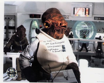 Erik Bauersfeld Star Wars signed photograph