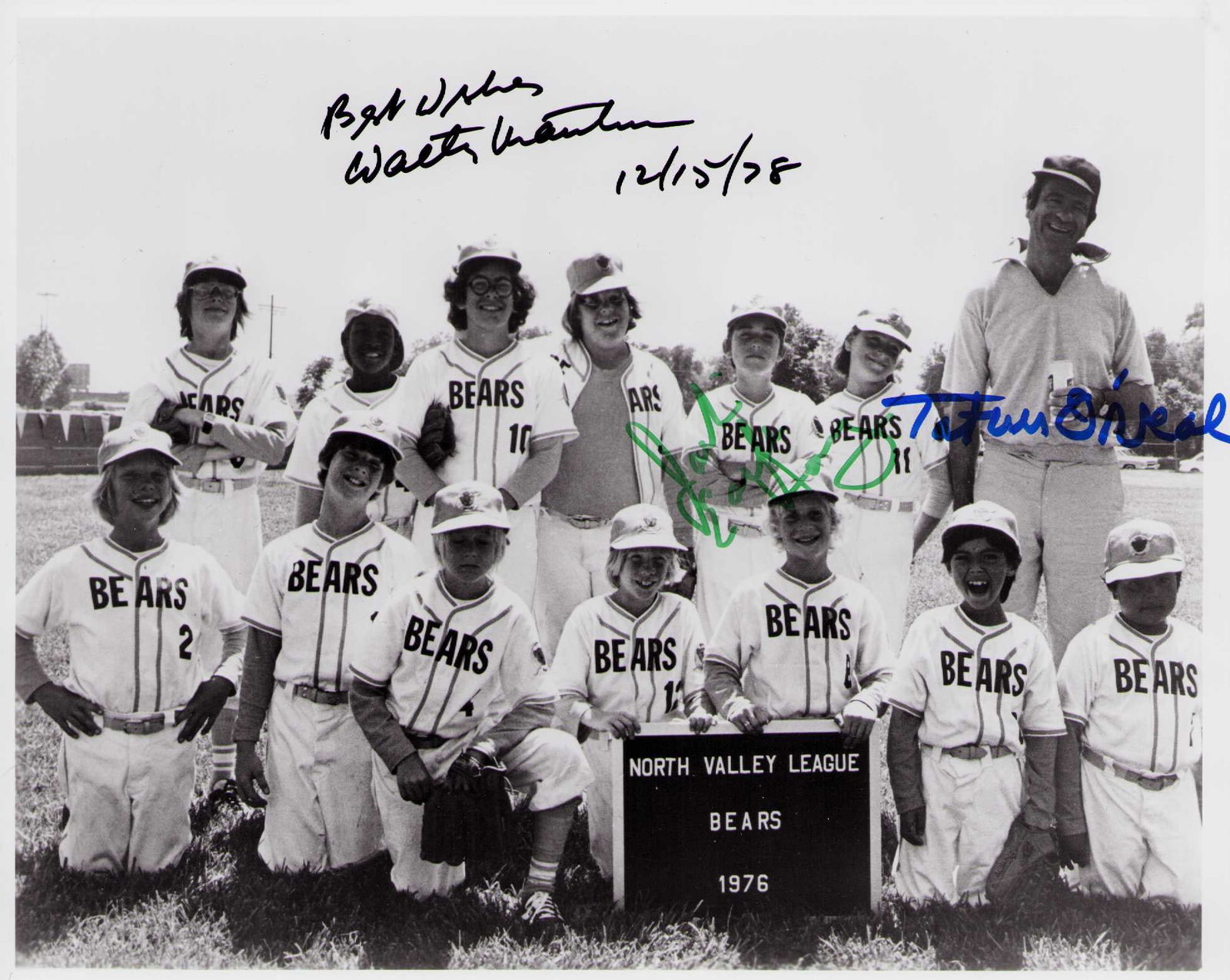 Bad News Bears cast signed photograph (1 of 1)