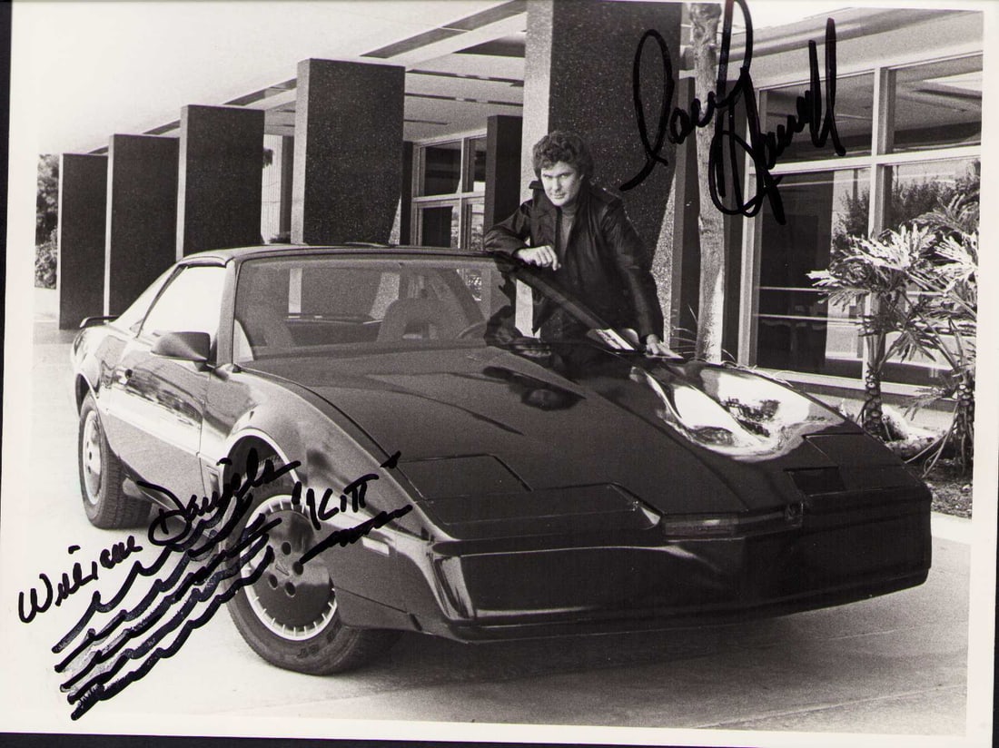 Knight Rider cast signed photograph (1 of 1)