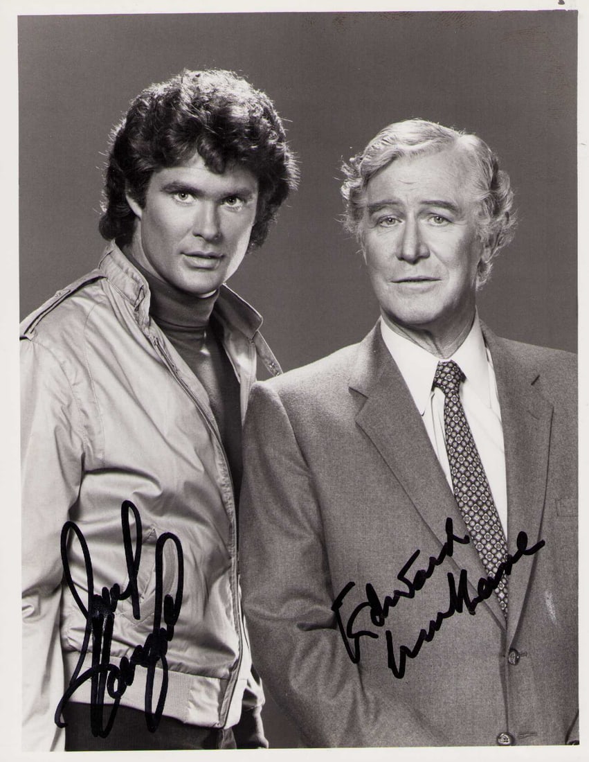 Knight Rider cast signed photograph B (1 of 1)