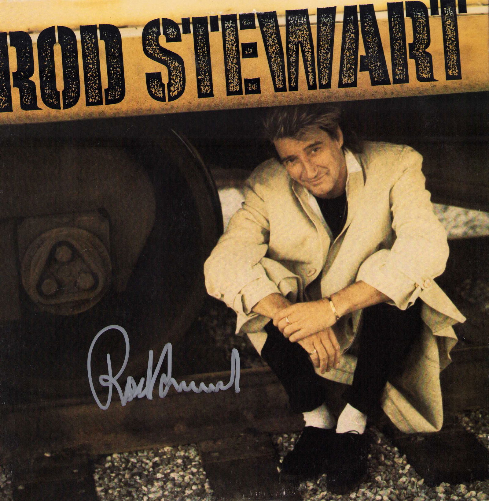 Rod Stewart signed LP (1 of 1)