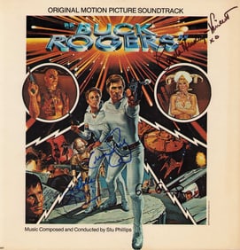 Buck Rogers in 25th Century cast signed LP