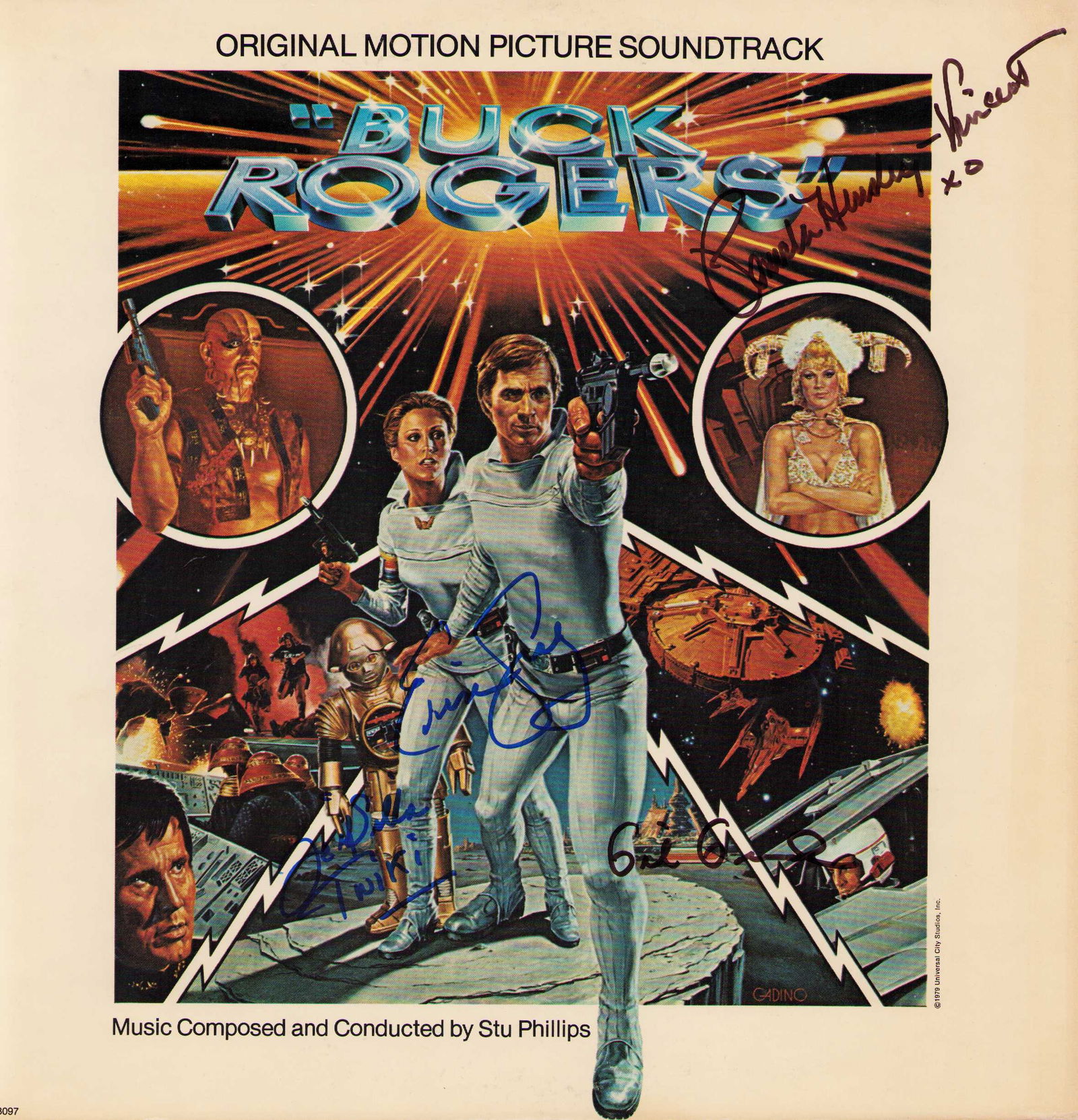 Buck Rogers in 25th Century cast signed LP (1 of 1)