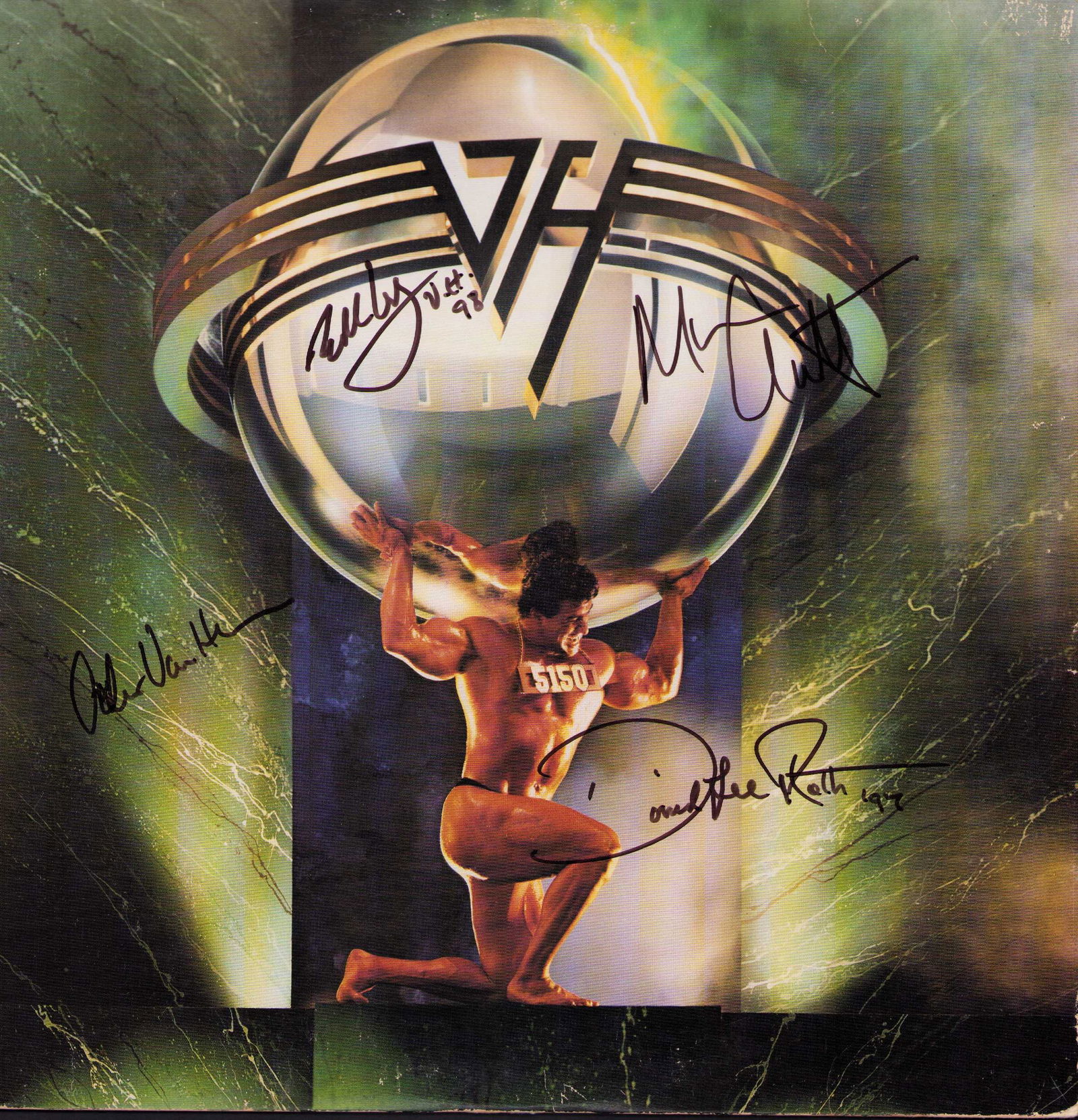 Van Halen signed 5150 LP (1 of 1)