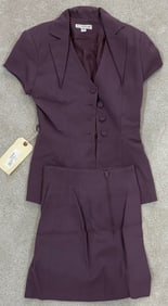 Heather Locklear purple pant suit Melrose Place
