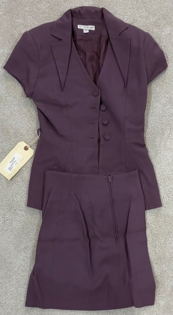 Heather Locklear purple pant suit Melrose Place (1 of 1)