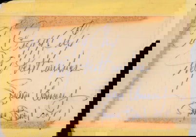 Sean Connery RARE Bond signature