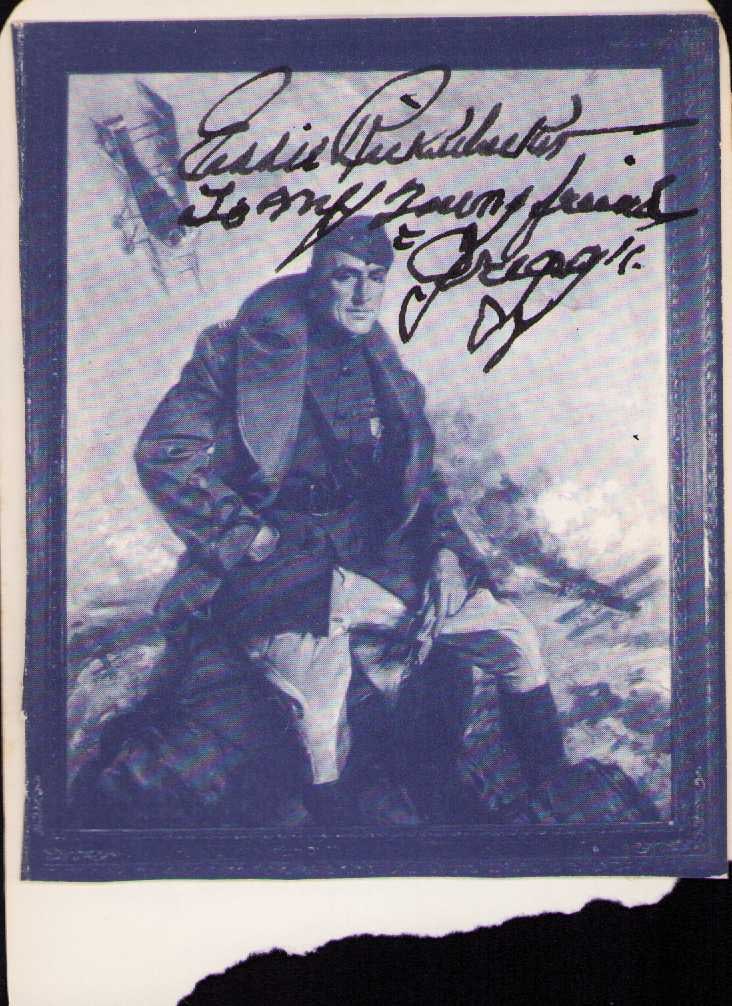 Capt Eddie Rickenbacker signed photograph (1 of 1)