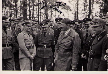 Adolph Hitler signed photograph