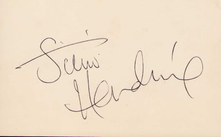 Jimi Hendrix rare signature