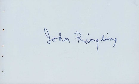 John Ringling signature