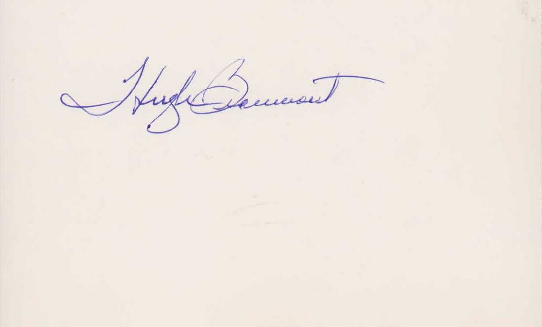 Hugh Beaumont RARE signature (1 of 1)