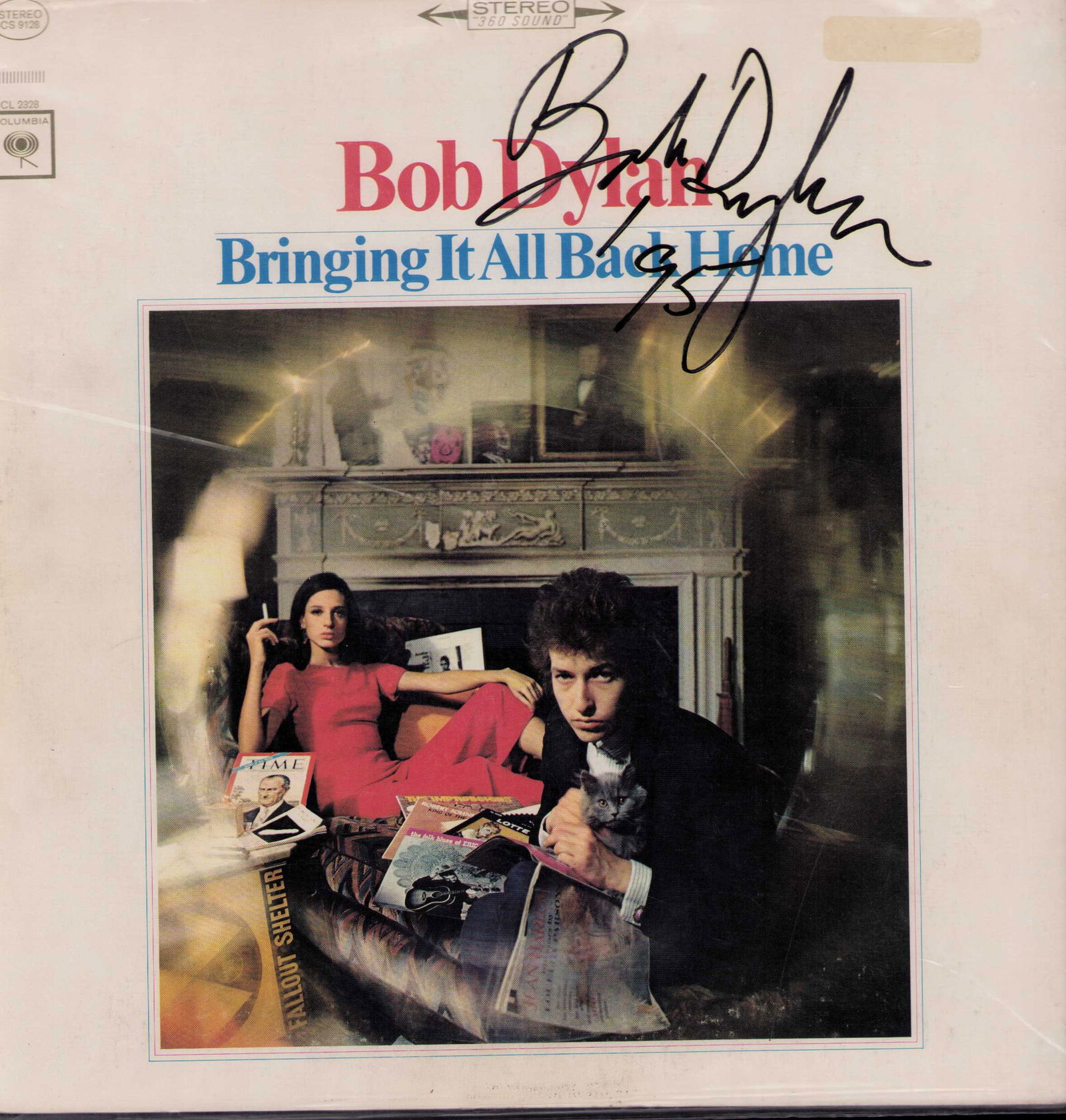 Bob Dylan signed in person LP vintage (1 of 1)