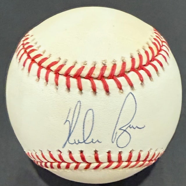 Nolan Ryan signed baseball (1 of 1)