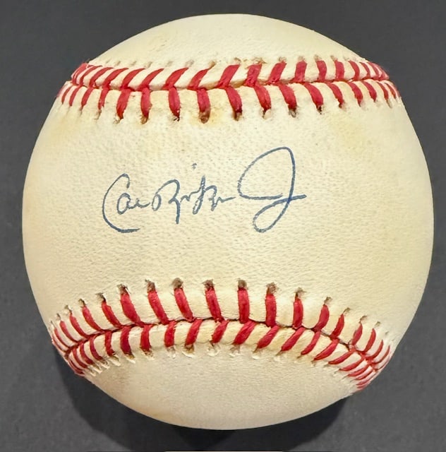 Cal Ripkin Jr signed baseball (1 of 1)