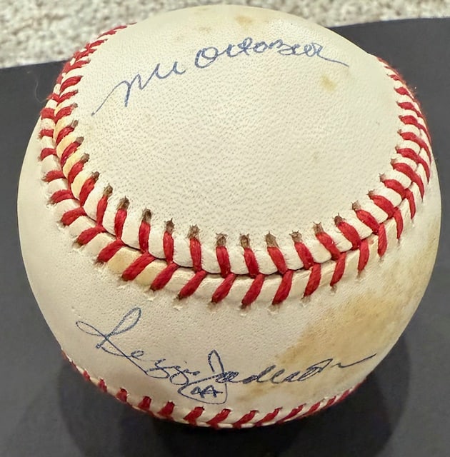 Reggie Jackson Mister October signed baseball (1 of 1)