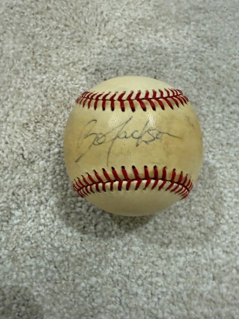 Bo Jackson signed baseball (1 of 1)