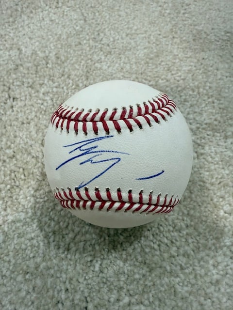 Shohei Ohtani signed baseball (1 of 1)