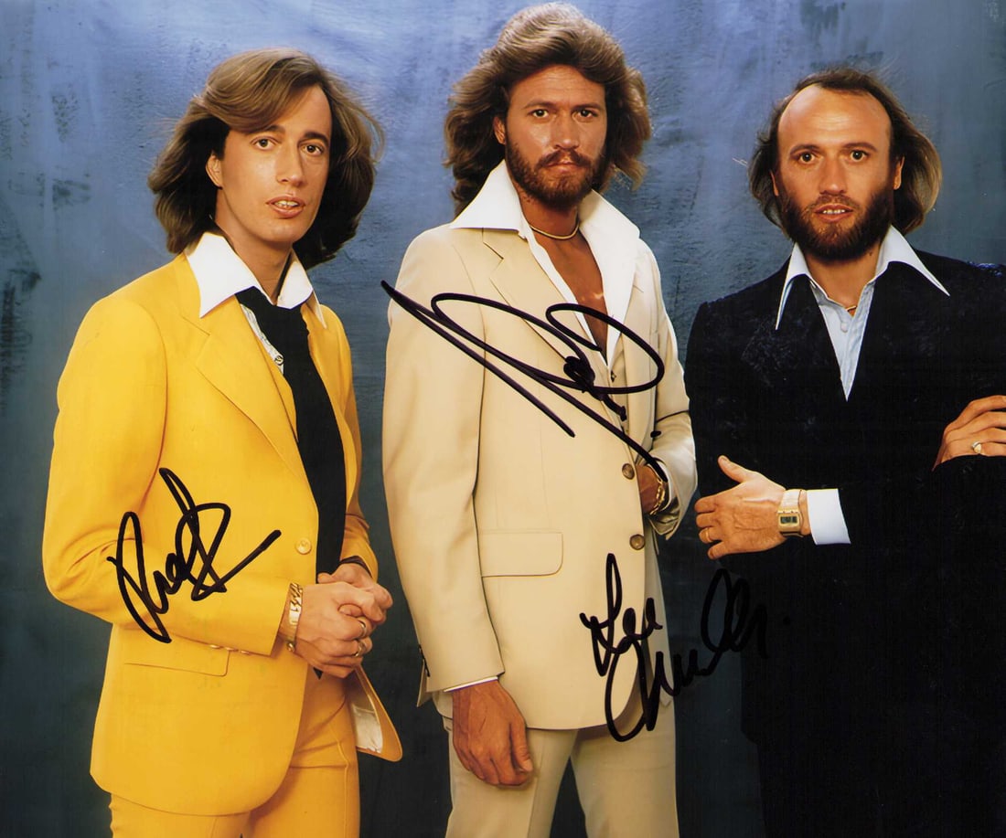 Bee Gees signed photograph (1 of 1)