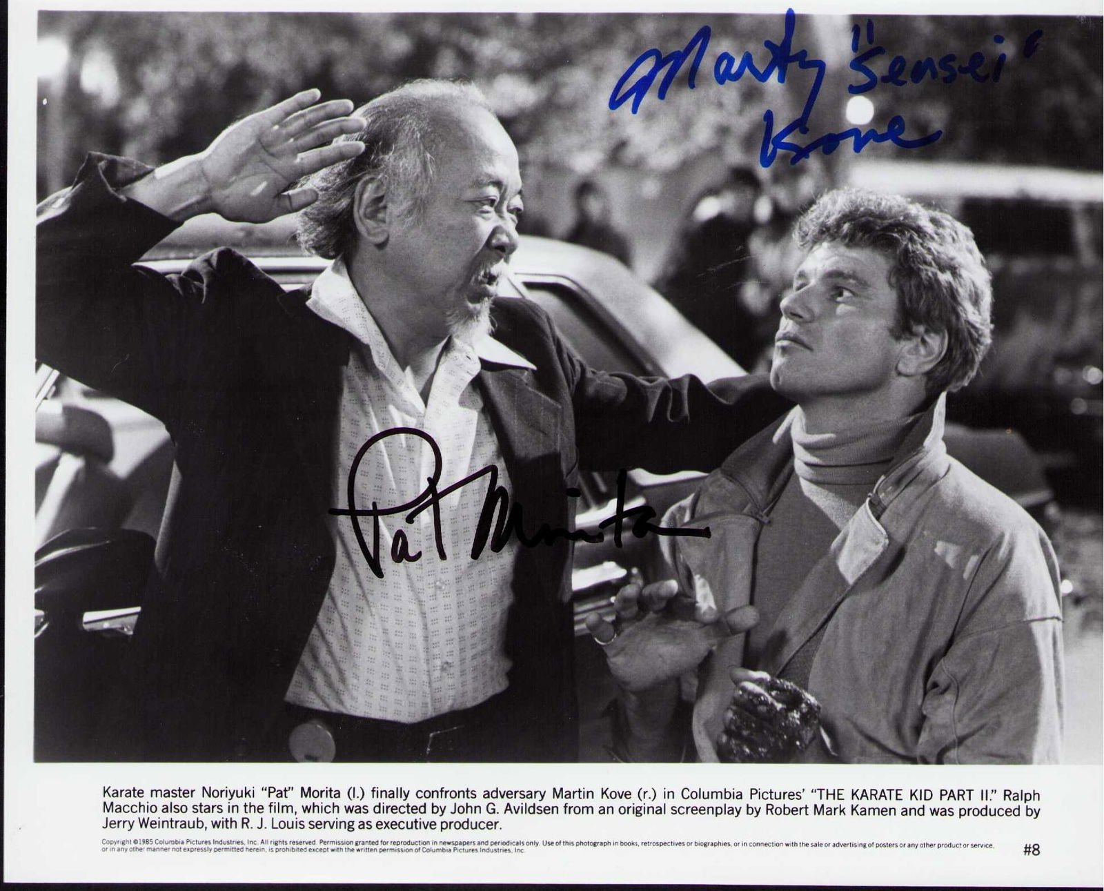 Karate Kid signed photograph RARE (1 of 1)