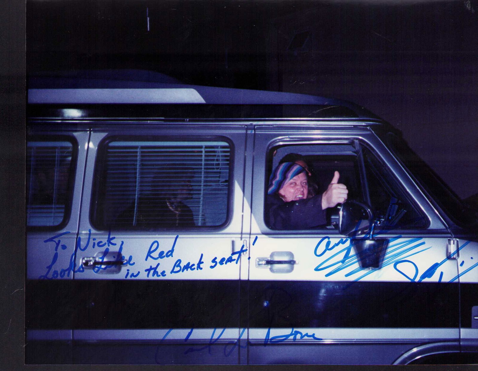 Sam Kinison signed photograph (1 of 1)