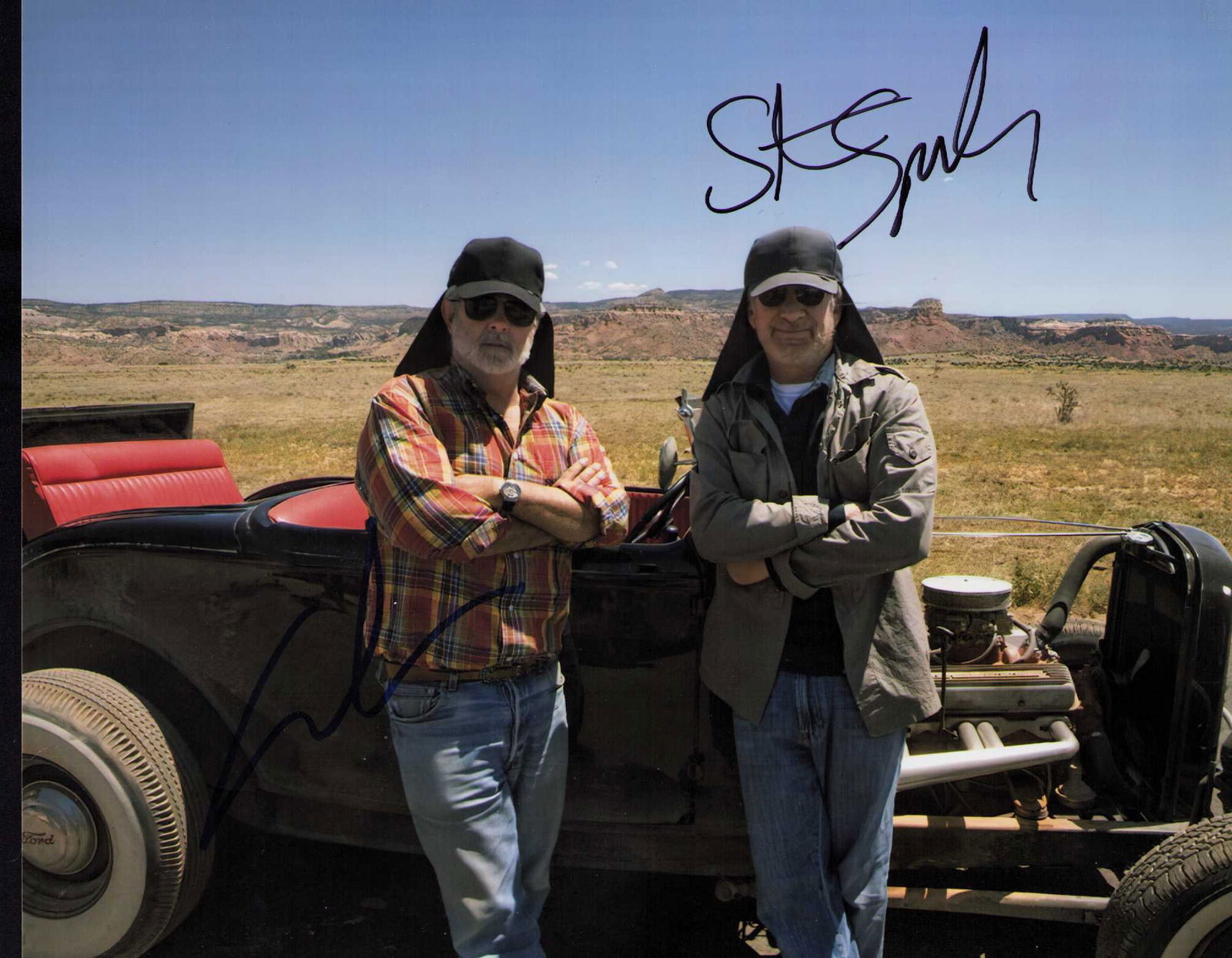 Spielberg and Lucas signed photograph (1 of 1)