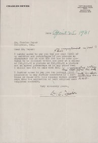 W.C. Fields contract with manager