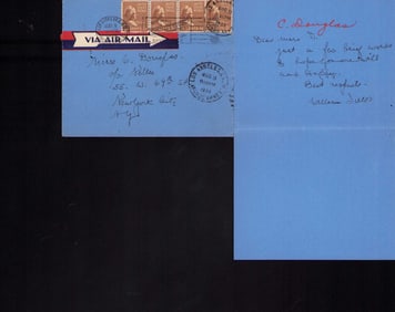 William Fields WC Signed letter