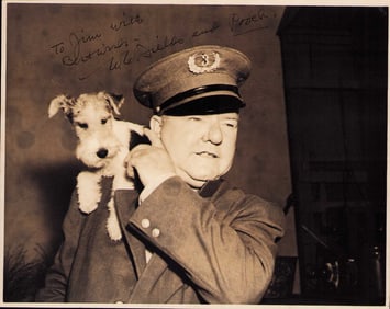 WC Fields signed photograph