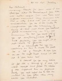 WC Fields long handwritten letter to mistress Carlotta Monti