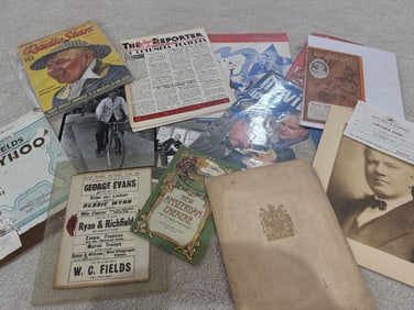 WC Fields Ephemra Lot
