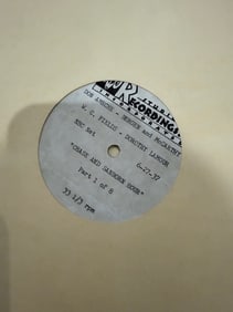 Rare radio show recordings