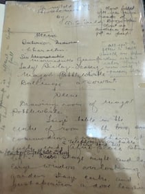 The Untold Story or Schemers Scene handwritten by WC Fields