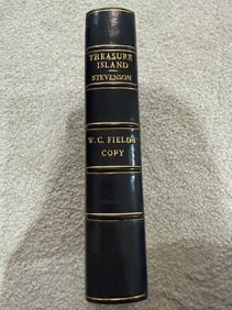 Treasure Island early edition owned by WC Fields and signed