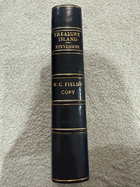 Treasure Island early edition owned by WC Fields and signed (1 of 3)