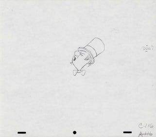 Mother Goose Goes Hollywood original cartoom sketch