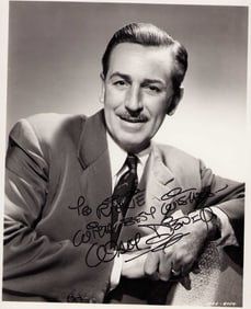 Walt Disney signed photograph