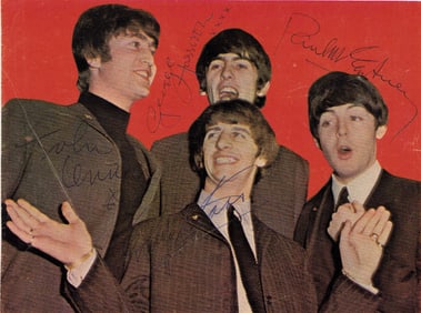 The Beatle's signed photograph