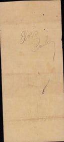 Elvis Presley in person signature