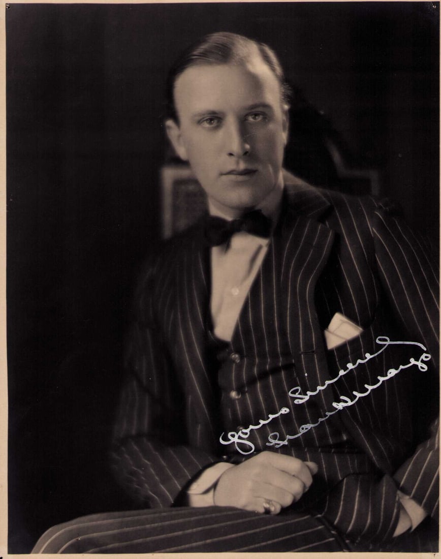 Frank Mayo signed photograph: Starring in over 310 films from 1915-1946 this signed in white ink 8x10 heavyweight photo from Ediths personal collection Certificate of AuthenticityEVERY item in this auction comes with at minimum a