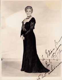 Emily Fitzroy signed photograph