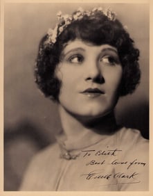 Estelle Clark signed photograph