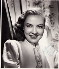 Audrey Totter signed photograph