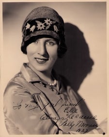 Polly Moran signed photograph