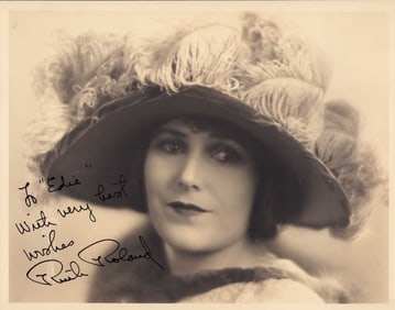 Ruth Roland signed photograph