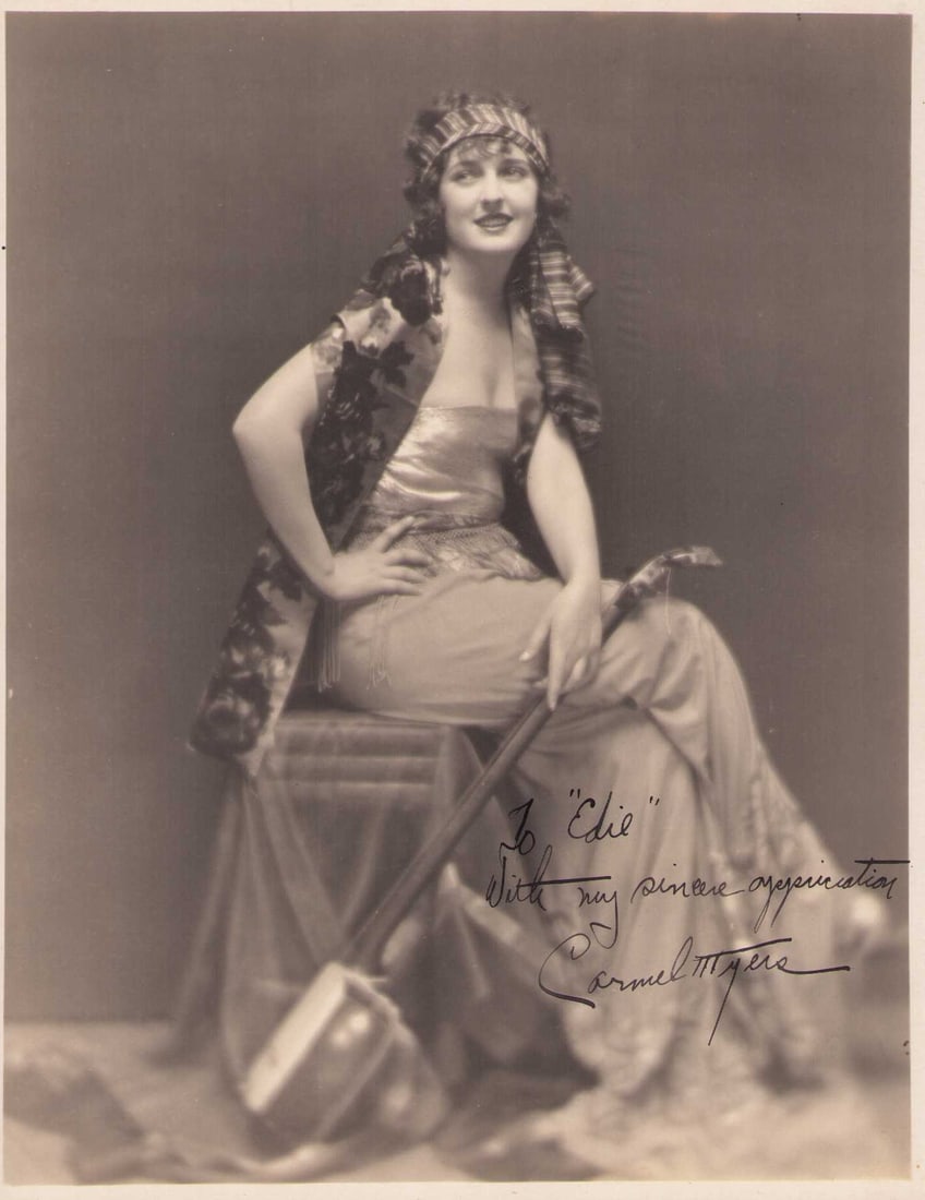 Carmel Myers signed photograph (1 of 1)