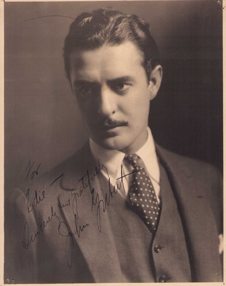 John Gilbert signed photograph (1 of 1)